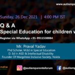 Q&A - Special Education for Children with Autism