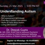 Understanding Autism by Dr. Deepak Gupta